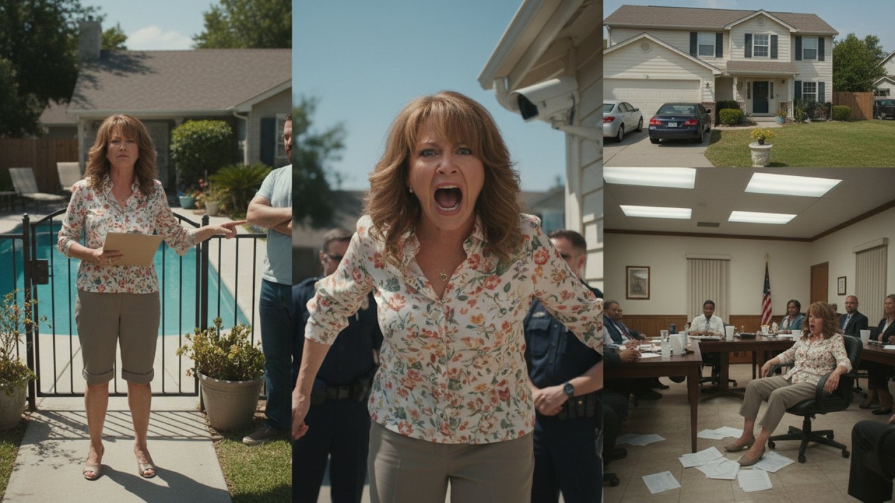 HOA Queen Invades Private Pool – Exposes Her Own Fraud Empire