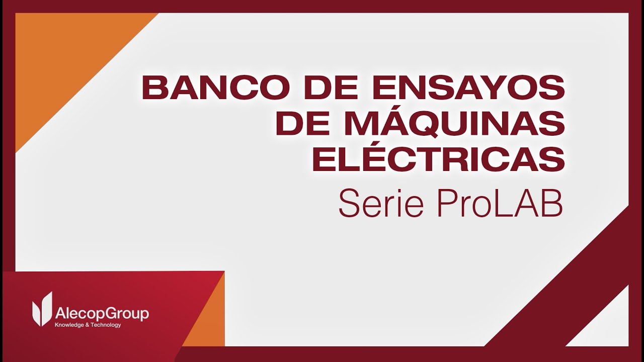 ProLAB - Banco de ensayos de máquinas eléctricas