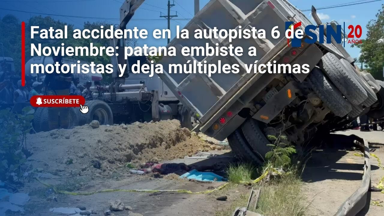 Tragedia en la 6 de Noviembre vuelve a enlutar a San Cristóbal: patana arrolla a varios motoristas
