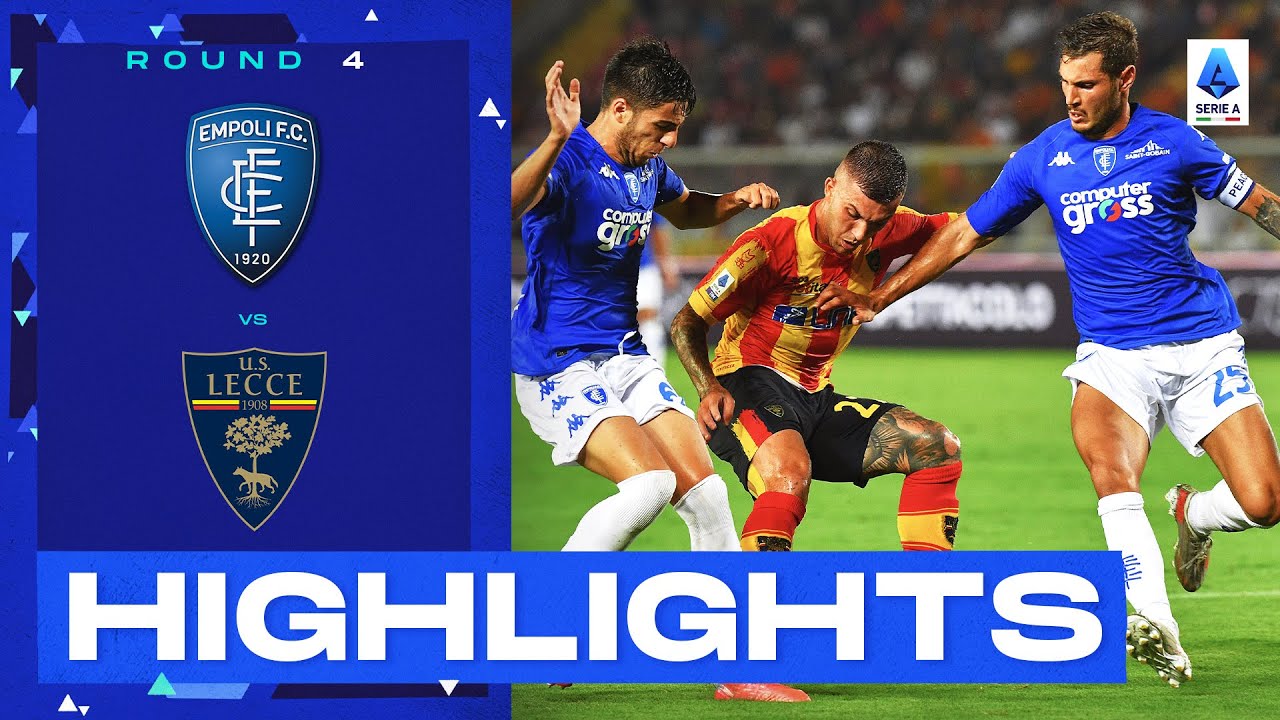 Lecce-Empoli 1-1 | All square at the Via Del Mare Stadium : Goals & Highlights | Serie A 2022/23