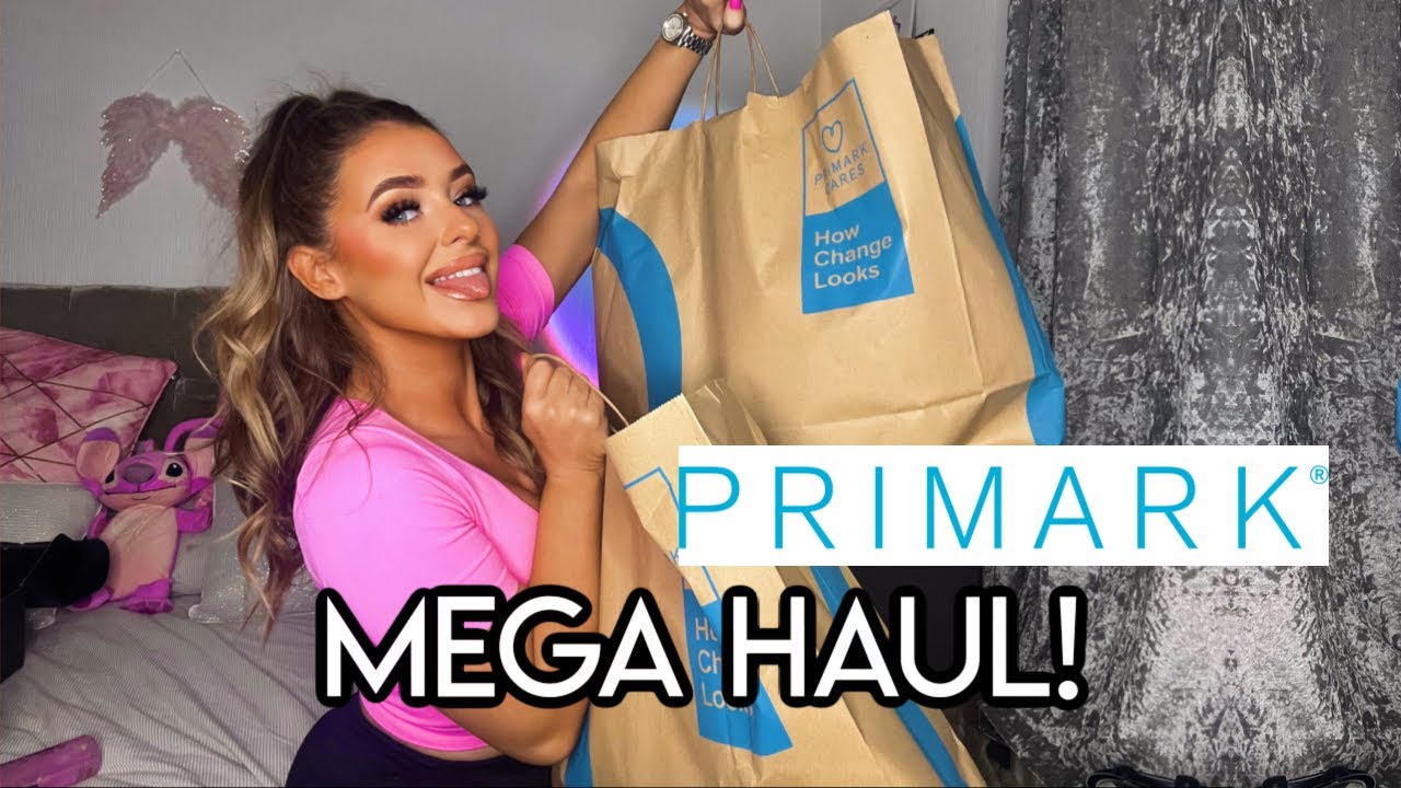 HUGE PRIMARK HAUL (colourful spring vibes) & Jordan Lipscombe beauty edit collab
