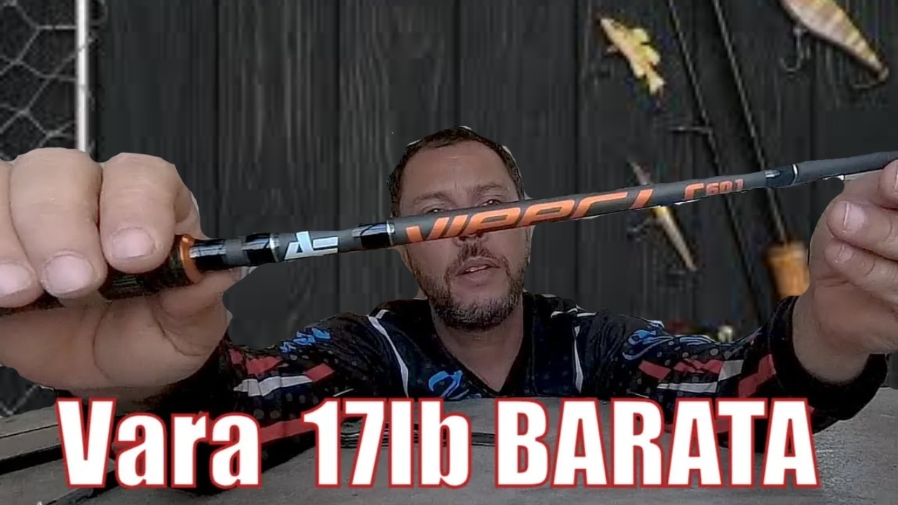 REVIEW DA VARA VIPER DA ALBATROZ  17Lb  180M BAIXO CUSTO !!