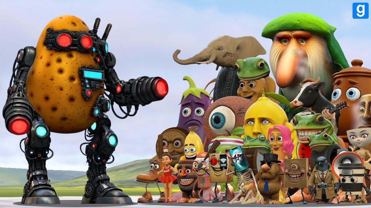 🥔 NEW BULBATRONIX 3000 VS ALL ITALIAN BRAINROT ANIMALS MEMES in Garry's Mod!