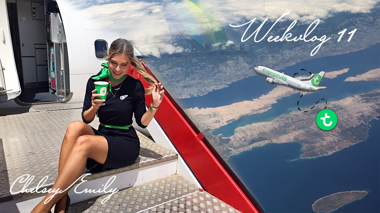 FLY ME TO THE MOON... EN KROATIË ✈️ #VLIEGVLOG - CHELSEY EMILY VLOG 11