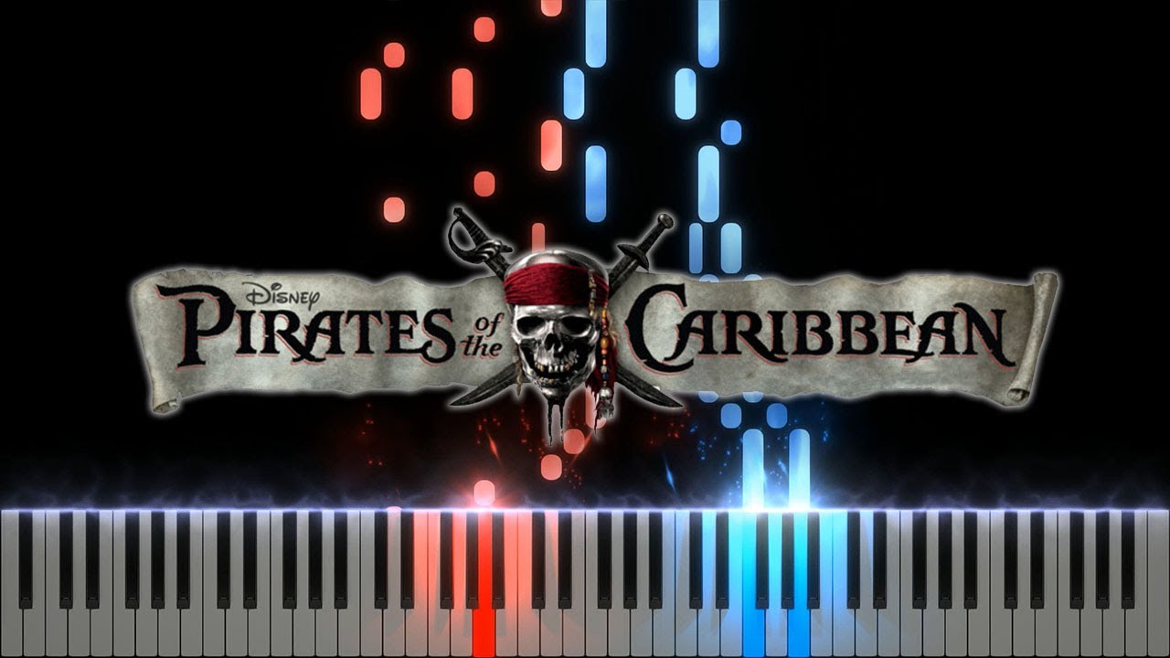 He's a Pirate (Pirates of the Caribbean) - Synthesia / Piano Tutorial