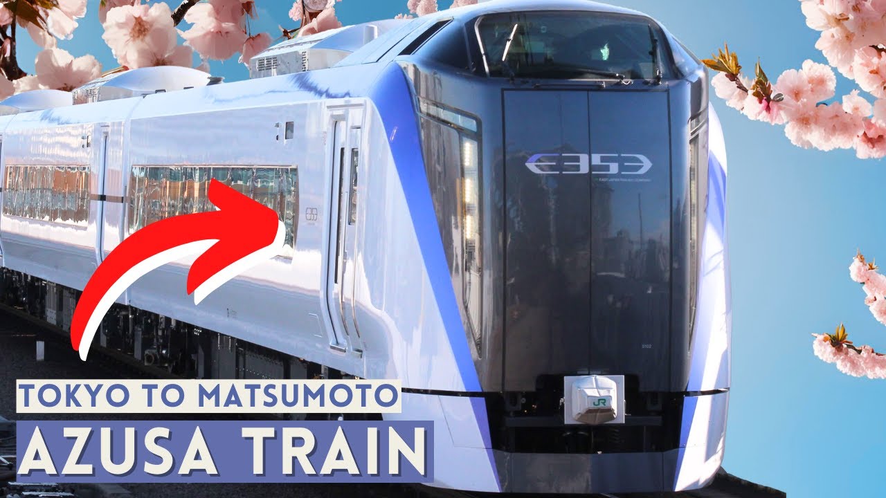 Путешествие на футуристическом японском поезде «Адзуса» через Альпы 🇯🇵