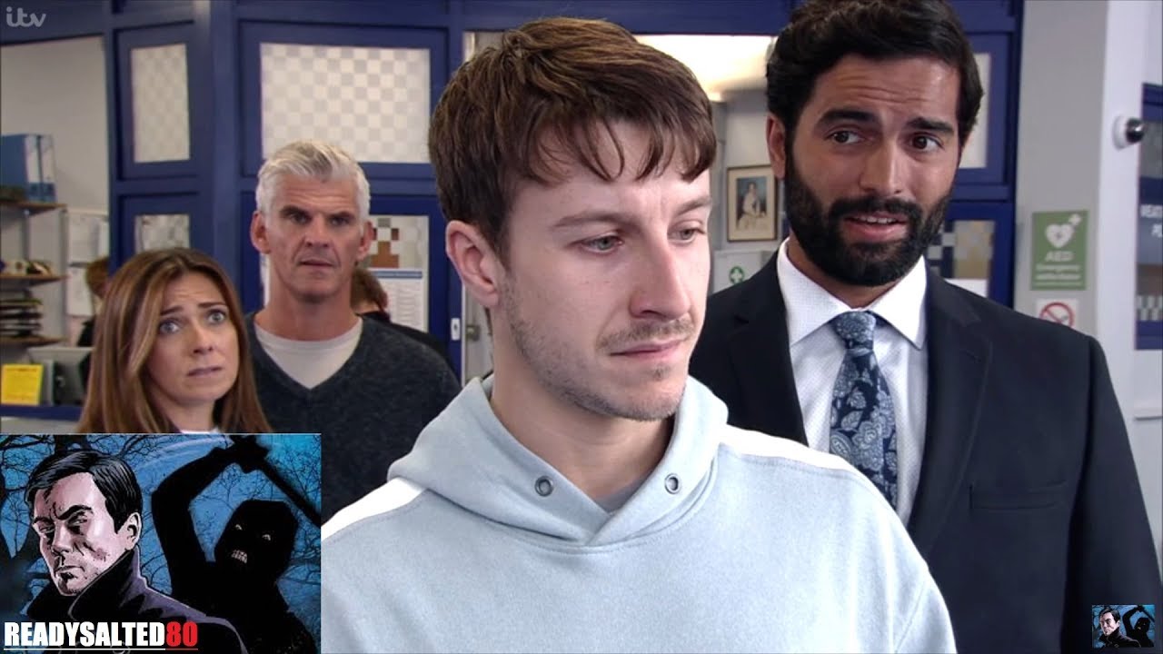 Coronation Street - Ryan Trashes The Police Station