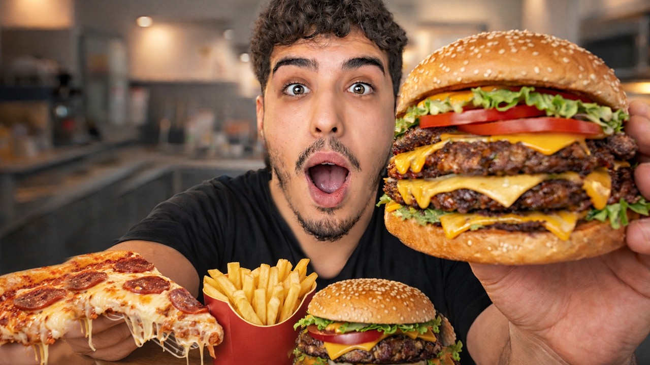 BİR HAFTA SADECE FAST FOOD YİYEN ADAM!