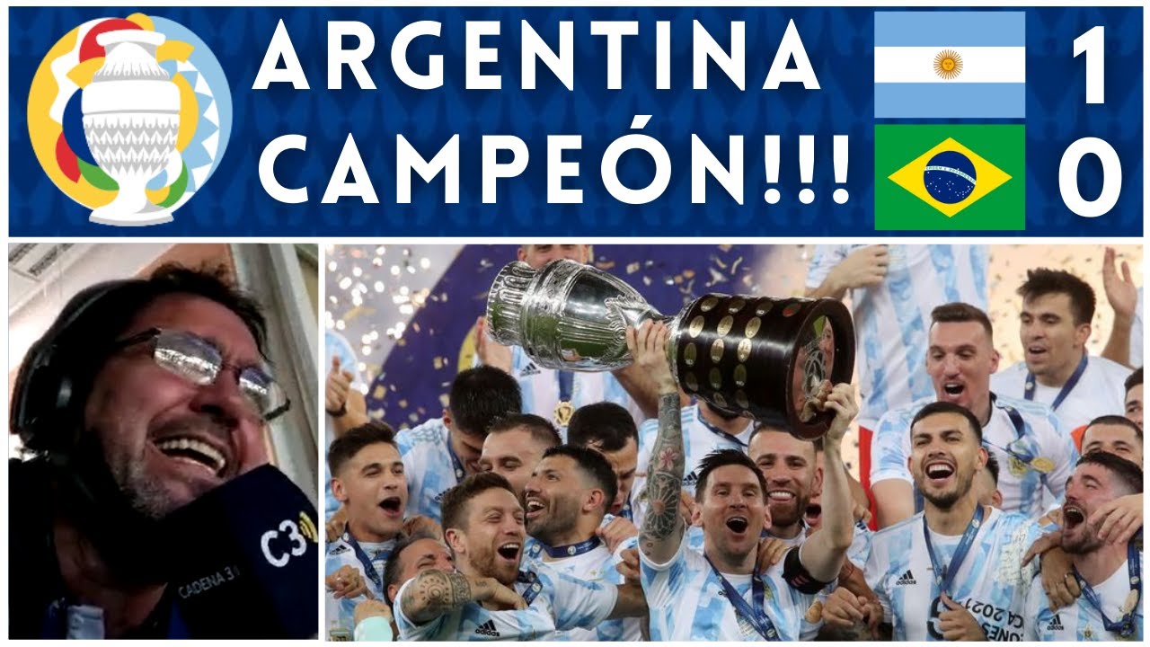 🎙⚽ ARGENTINA CAMPE&Oacute;N | COPA AM&Eacute;RICA 2021 | MARACANAZO 🇦🇷 | RELATO BOCHA HOURIET |