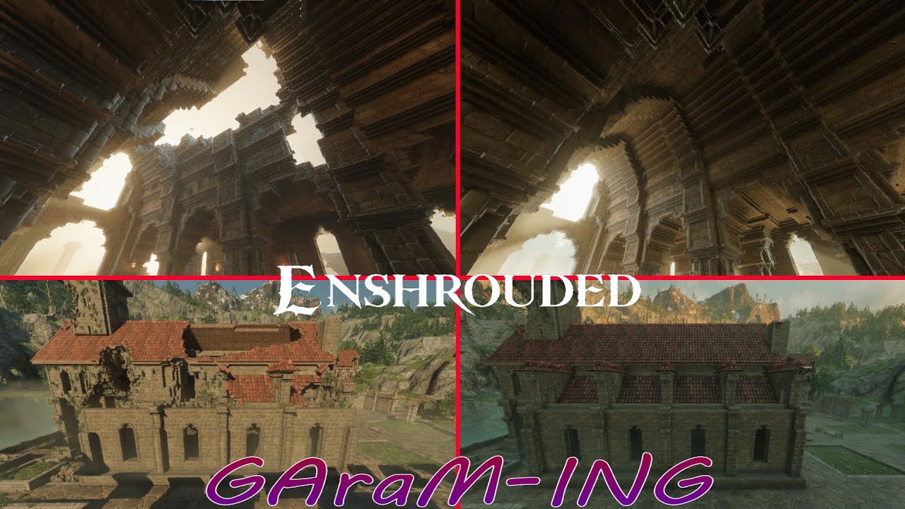 Enshrouded - Je fais le grenier, le toit, petit défilé des screenshot de l'église 27