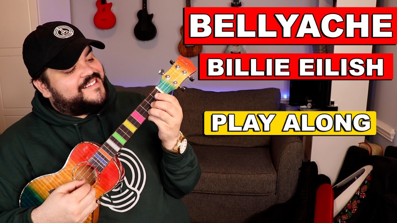 BELLYACHE - Billie Eilish | Ukulele Cover & Play Along (with Chords & Lyrics)