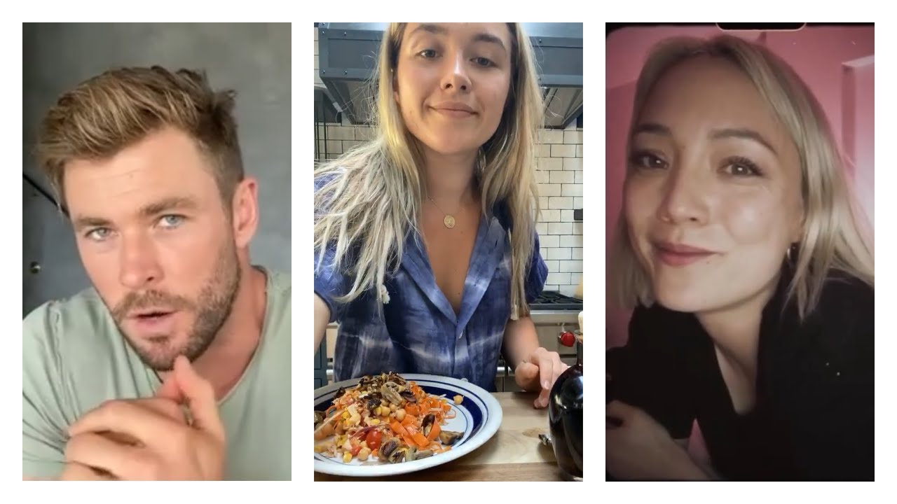 Marvel Cast During Quarantine, Part 10 | Chris Hemsworth, Florence Pugh, Pom Klementieff