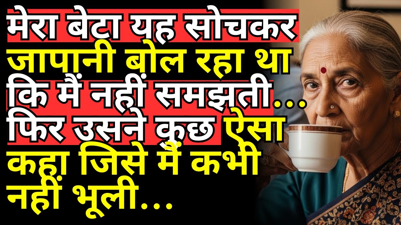 मेरा बेटा यह सोचकर जापानी बोल रहा था कि मैं नहीं समझती… फिर उसने कुछ ऐसा कहा जिसे मैं कभी नहीं भूली…