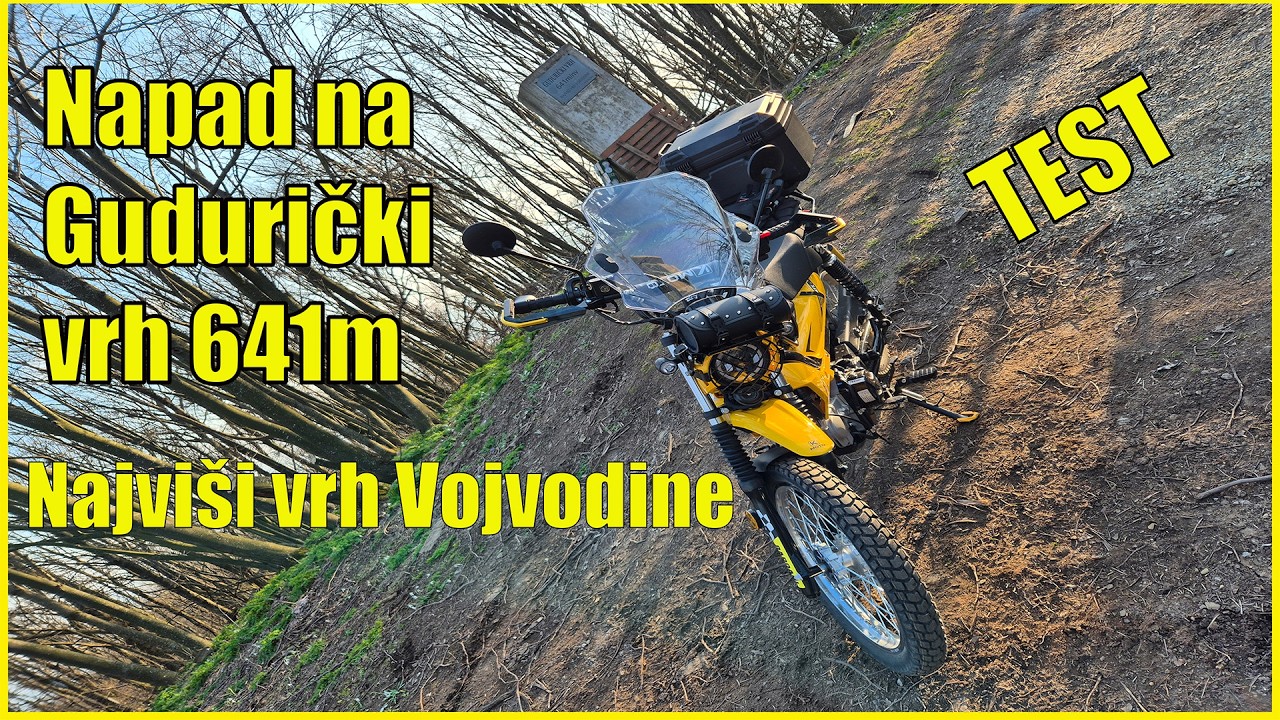 K Moto ATX motorom na Gudurički vrh 641m najviši vrh Vojvodine #nature #motorcycle  #enduro