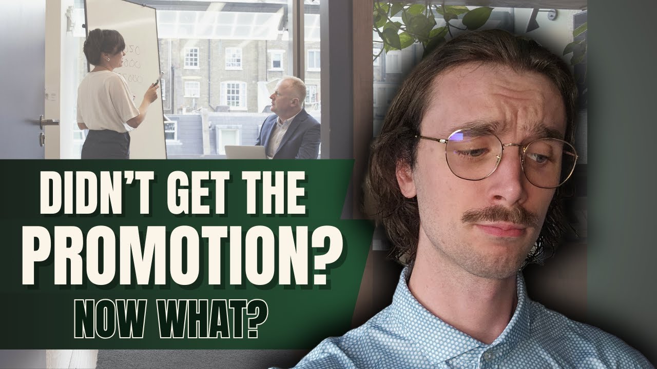 So You Didn't Get The Promotion...Your Next Steps