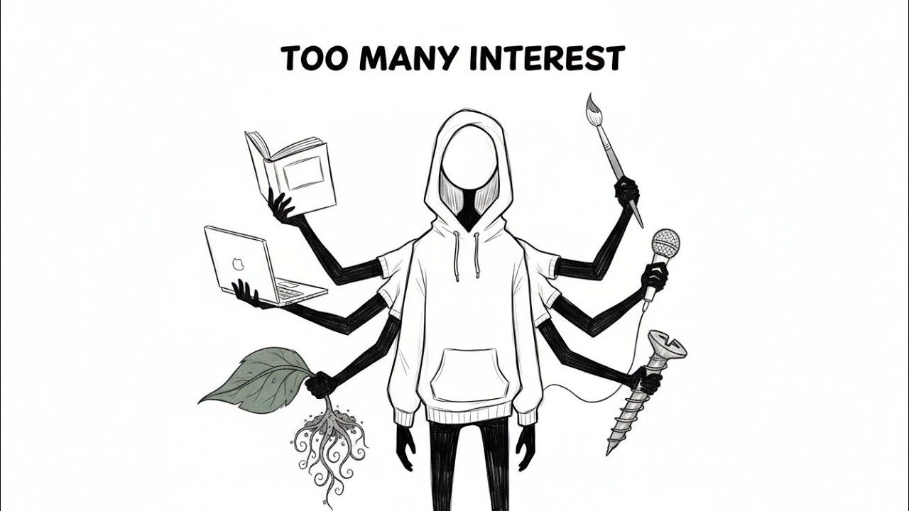 Psychology of people who have too many interests