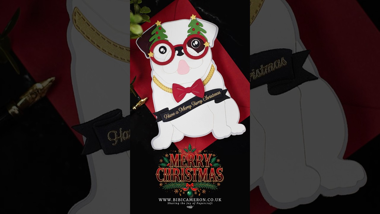 Merry Xmas #DIY Pug- Themed Christmas Cards to you all!