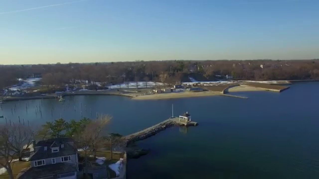 Phantom 3 Drone, Greenwich, CT (Byram Harbor 01-31-2016) DJI Phantom 3