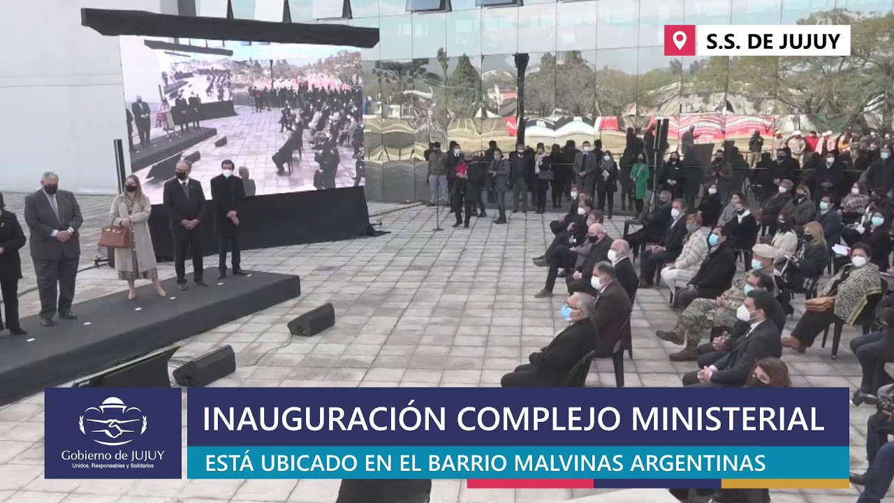 Inauguración del Complejo Ministerial en barrio Malvinas