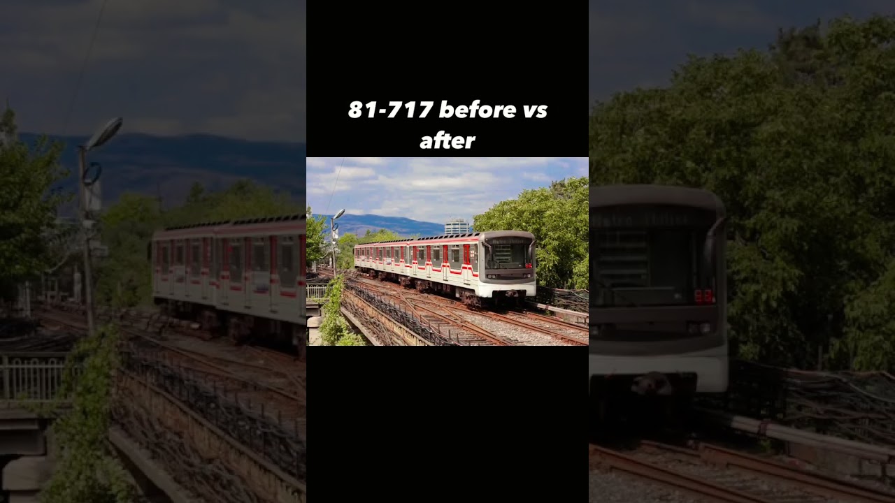 81-717 before vs after modernization! #shorts