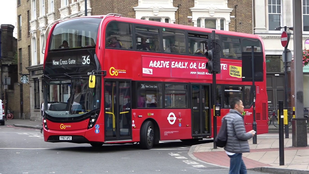 Londons Buses around Vauxhall 4th October 2018