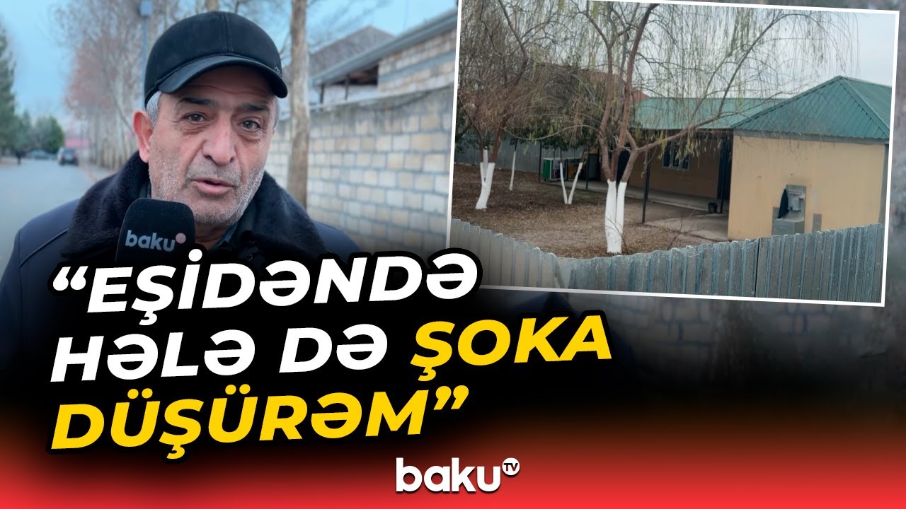 Ağsuda dəhşətli hadisə | 31 yaşlı kişi niyə &ouml;ld&uuml;r&uuml;ld&uuml;? - Baku TV