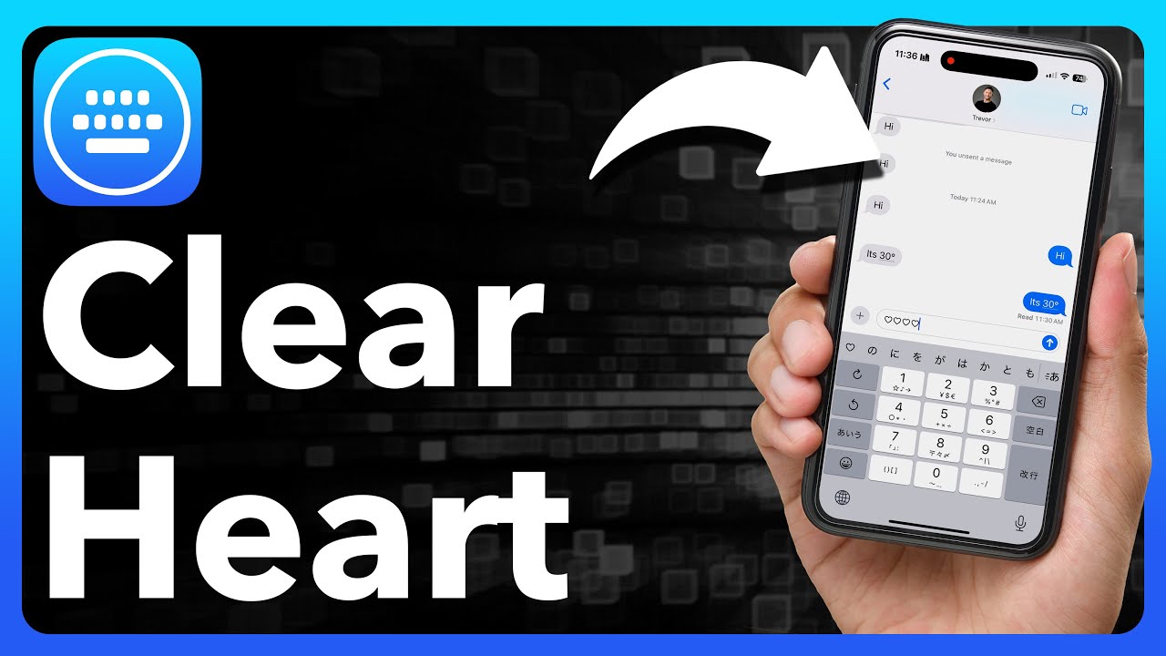 How To Type Clear Heart Symbol On iPhone