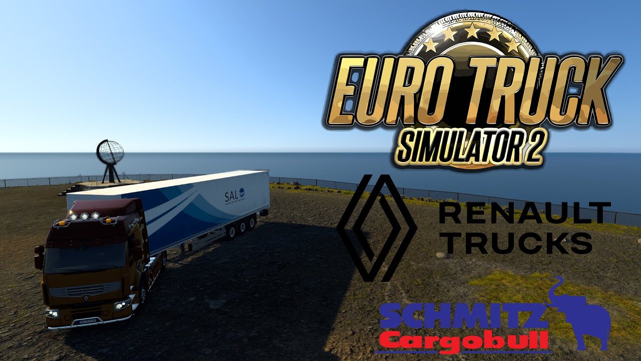 Euro Truck Simulator 2 II Renault - Nordic Horizons DLC (Finlandiya-Norveç) // Logitech G923