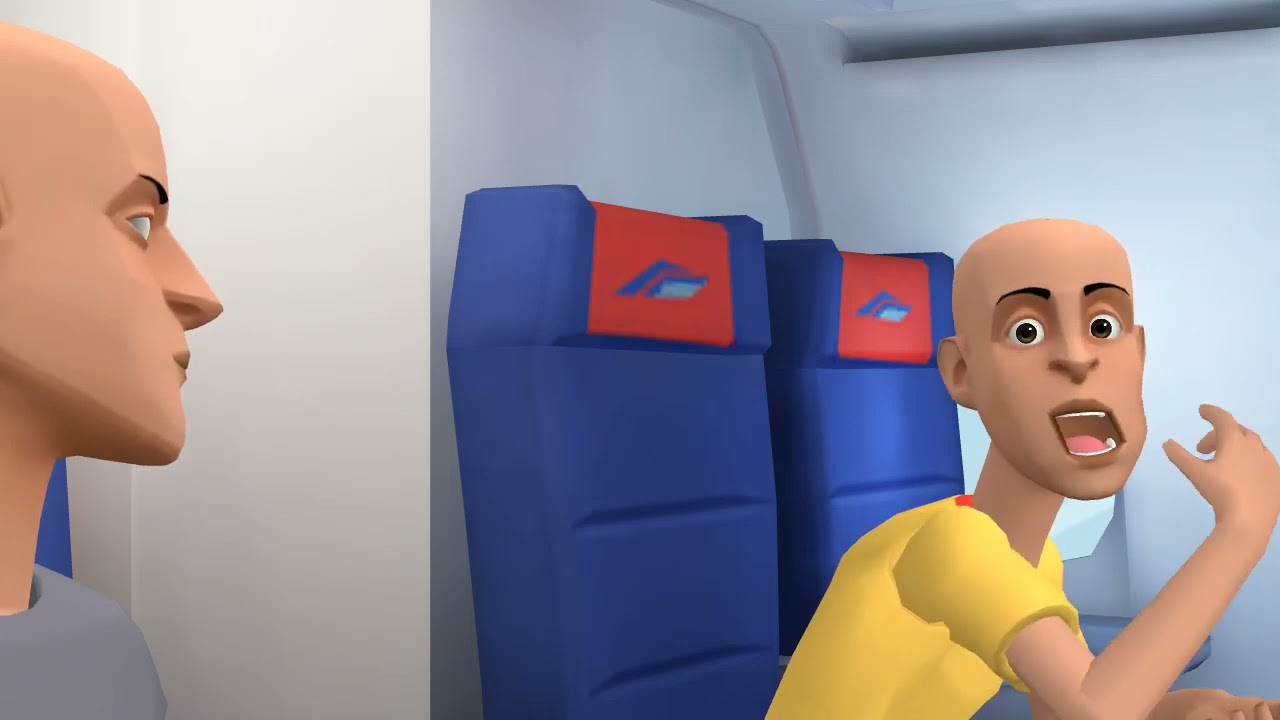 Classic Caillou Misbehaves At The Airport/Destroys The Gift Shop/Grounded