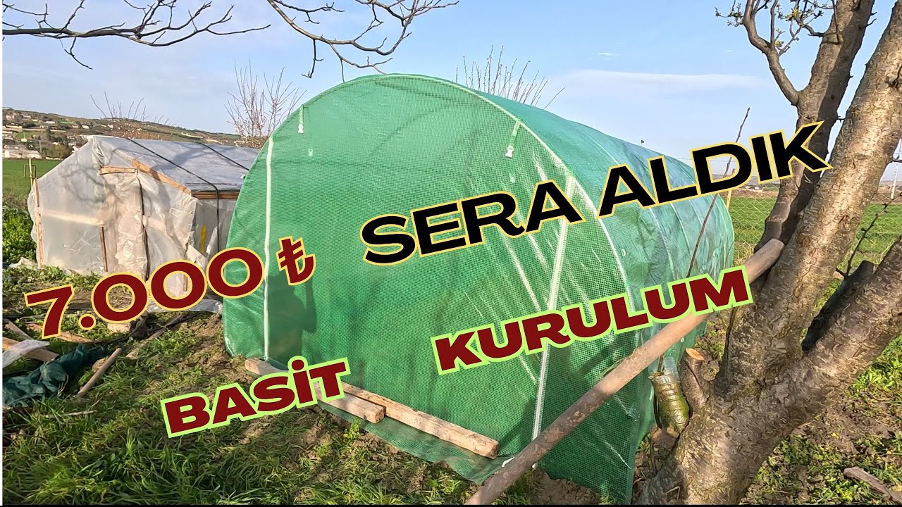 MODÜLER UCUZ FİYATLI SERA KURUYORUZ