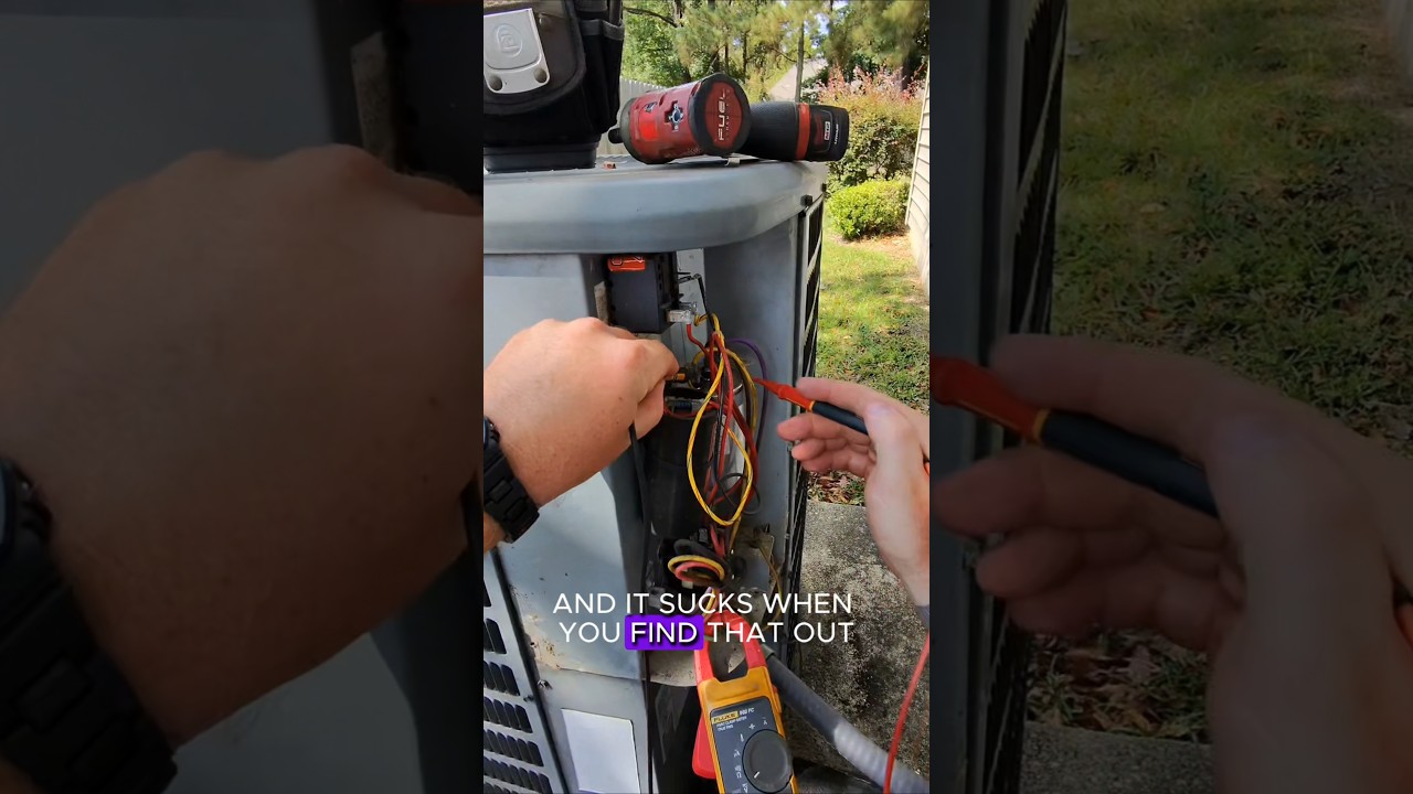 Customer States: Fan Doesn't Work #hvac #hvactechnician #hvacproblems #acrepair