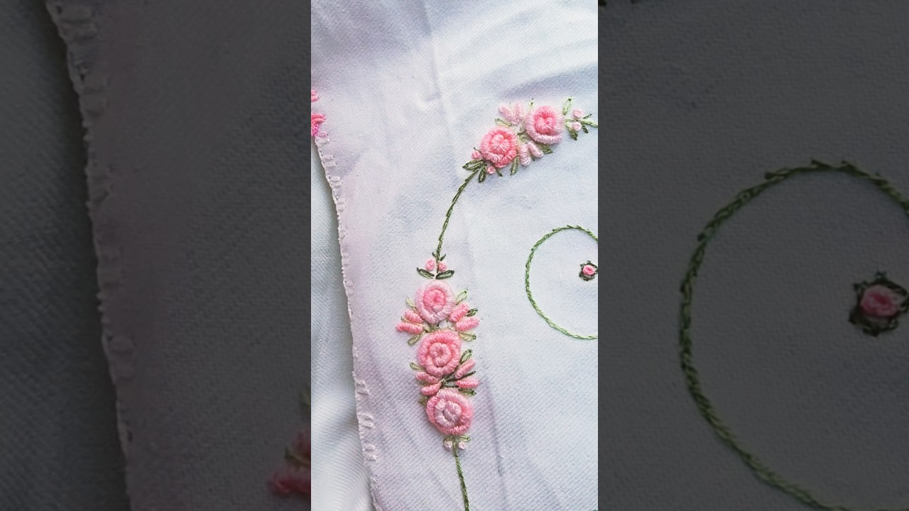 Beautiful handkerchief embroidery 