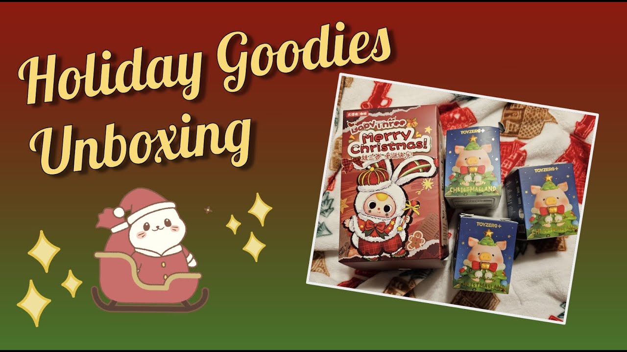 Opening Christmas Blind Boxes! Lulu the Piggy, BB3 and more!