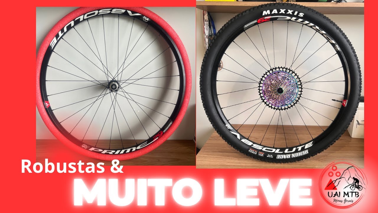 Show de rodas! Ficaram prontas as rodas MTB Absolute PRIME BOOST