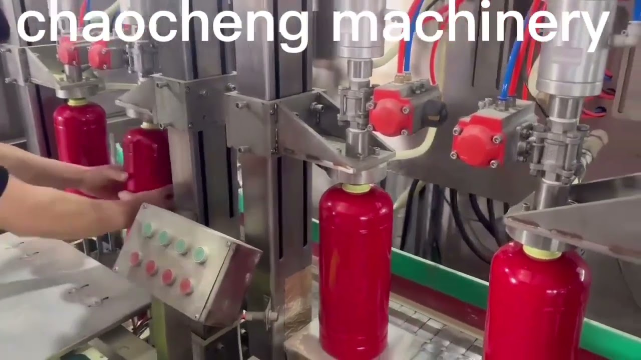 Full automatic dry powder fire extinguisher filling machine , WhatsApp :+86 13586721191