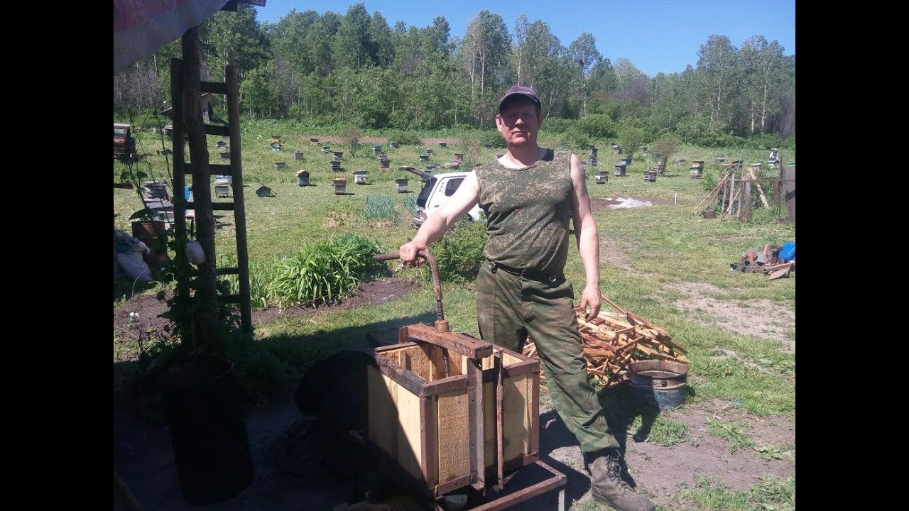 Мощный воскопресс.Обзор и работа.