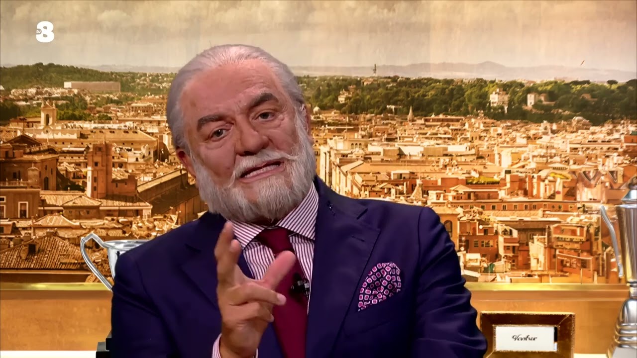 TV8 Gialappa's Night - Aurelio De Laurentiis and the Mario Rui-for-Vinicius Jr. swap.