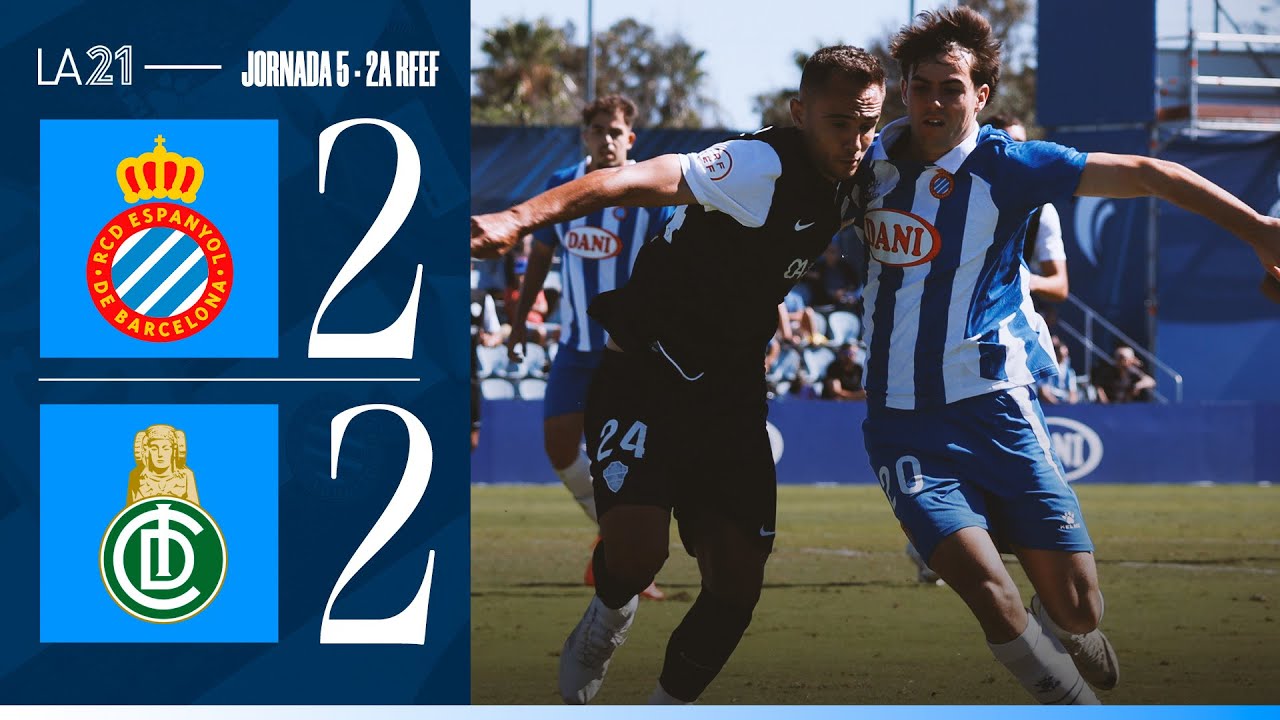 Espanyol B 2-2 Elche Ilicitano | RESUM J5 | 2ª RFEF