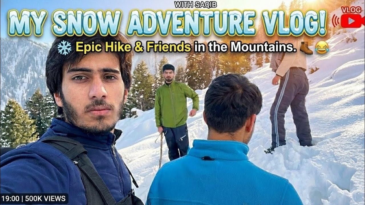 WE GOT STUCK IN SNOW! 🥶 | Survival Cooking & Mountain TrekkingChickenKarahi ChickenKarahi #travel 