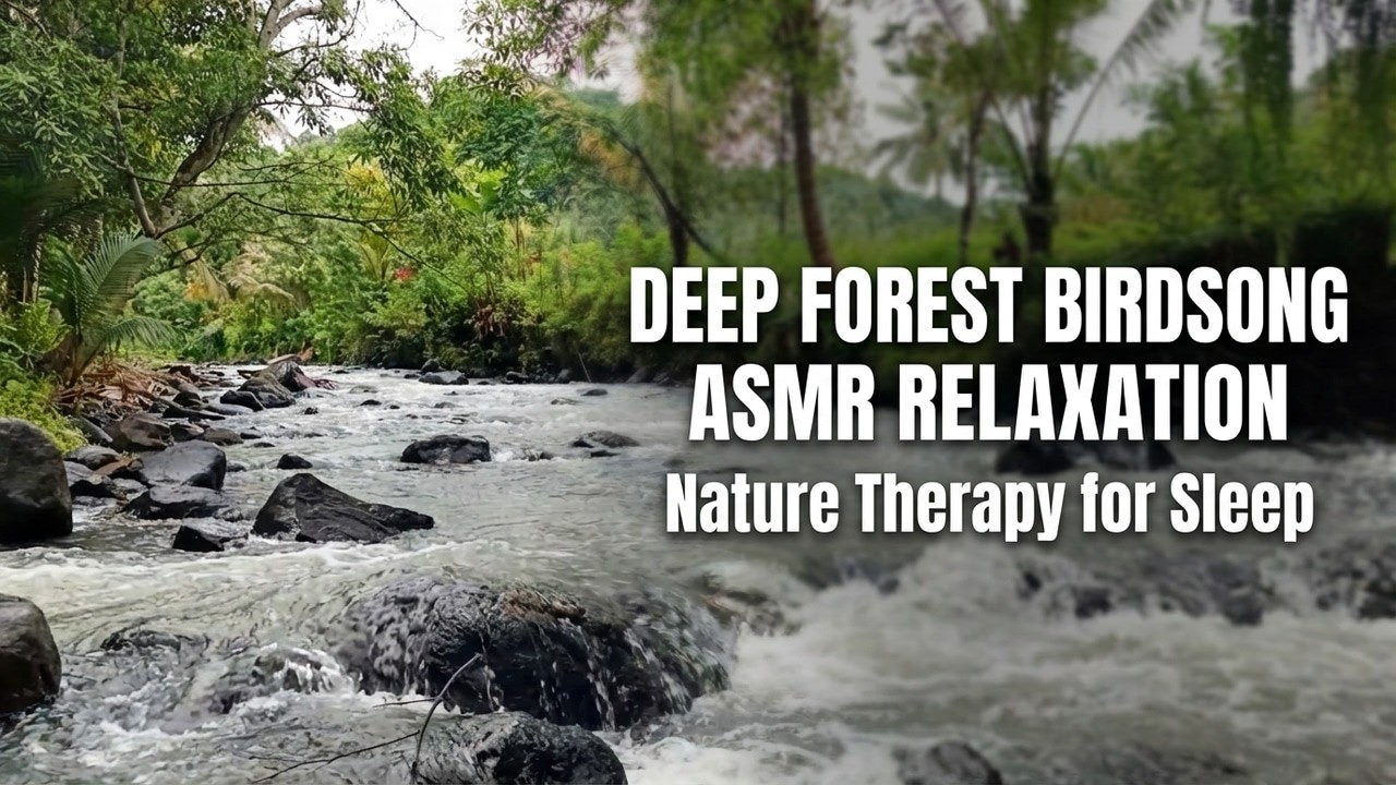 Deep Forest Birdsong ASMR Dere sesi  | Natural Therapy for Relaxation & Sleep