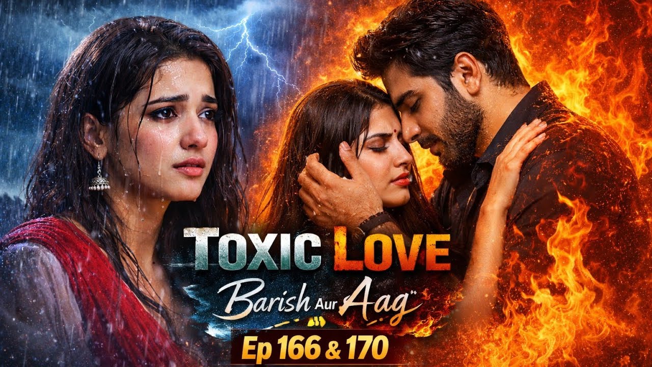 Toxic love : Barish Aur Aag 🔥|Ep - 156&160| Dream Tales world 