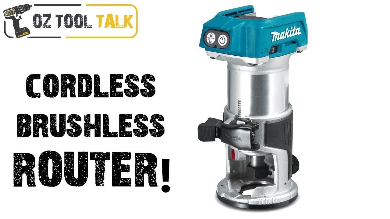 Makita 18V Brushless Compact Router ! DRT50 XTR01 Trimmer