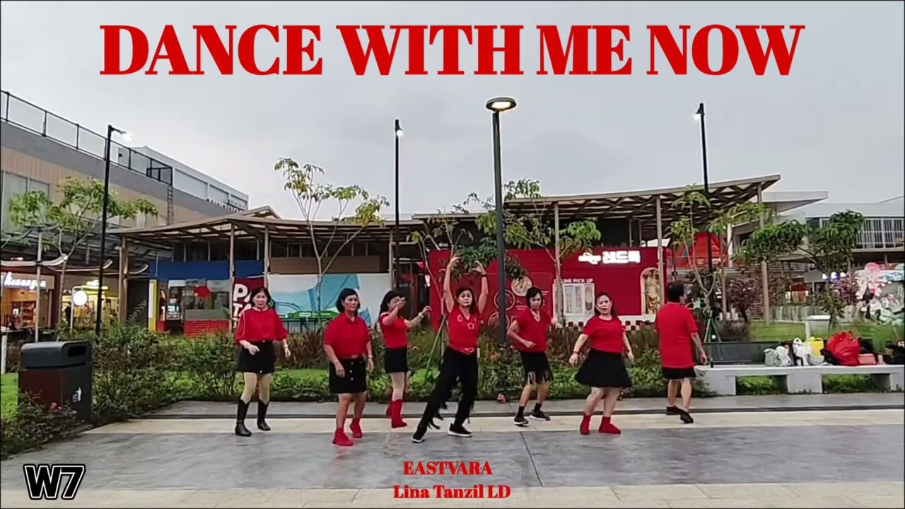 DANCE WITH ME NOW Line Dance(Demo:Lina Tanzil &Friends East vara, andreclassic.management) 110226