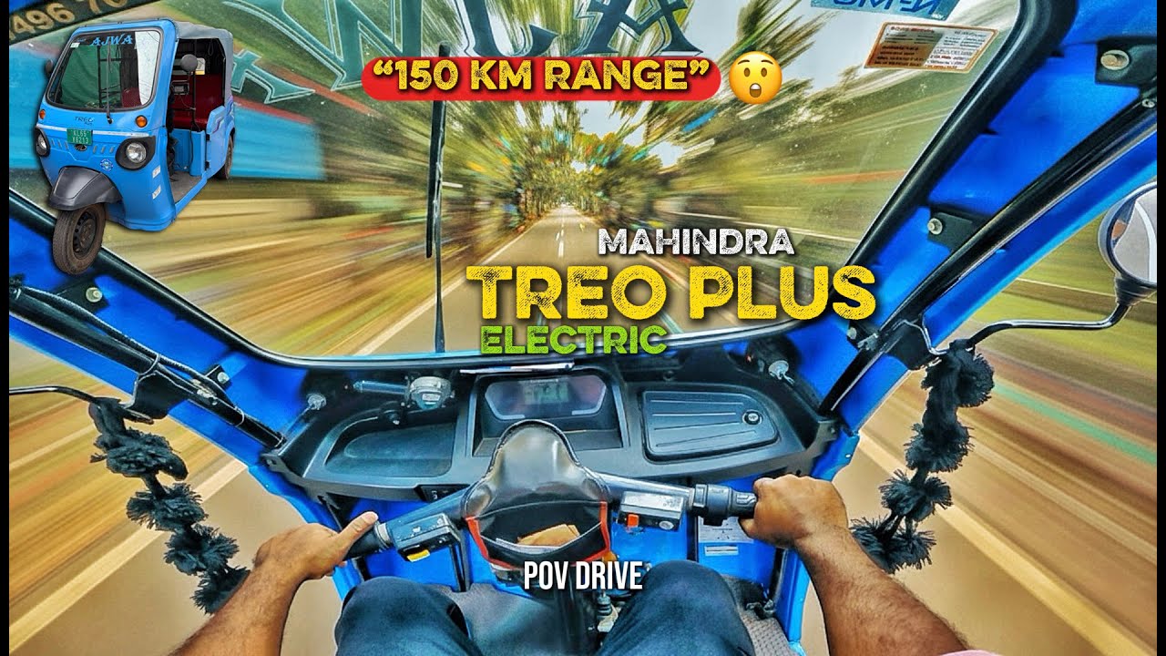 Mahindra Treo Plus Electric Rickshaw : Real POV Test & Hill Climb! 🛺 150km Range? | Drivers POV