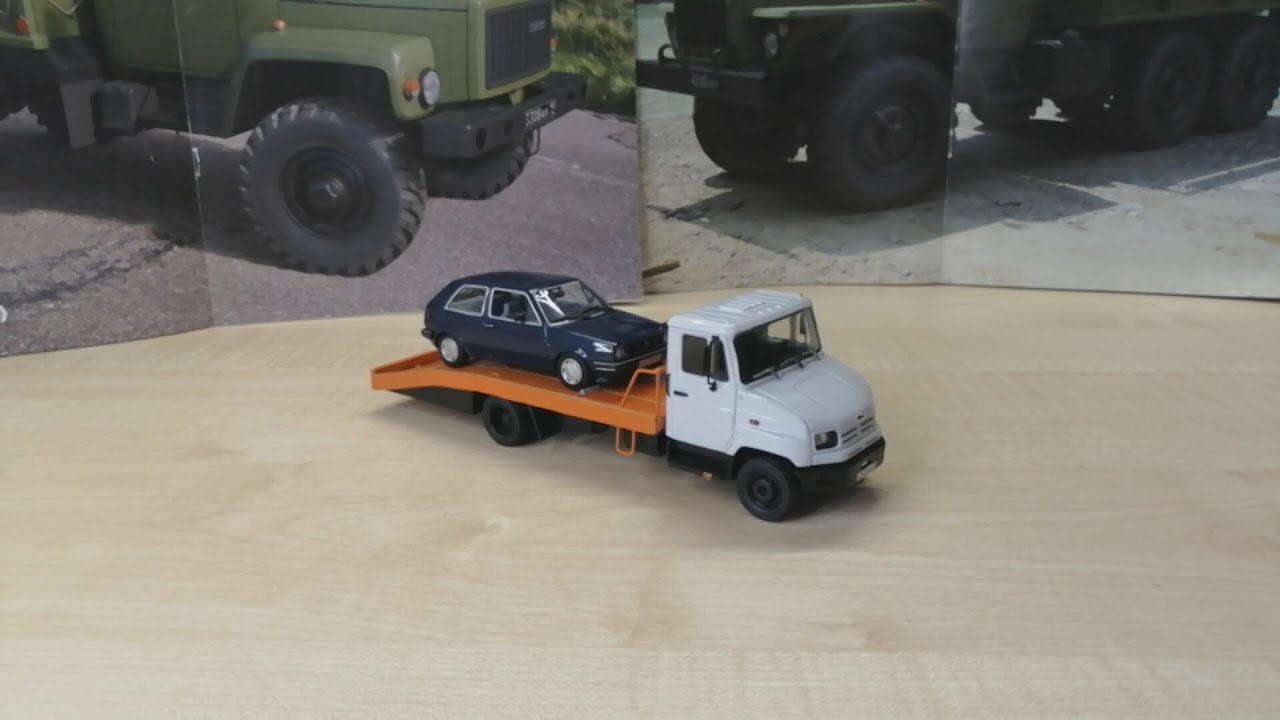Обзор модели Зил-5301 Эвакуатор, масштаб 1:43, 