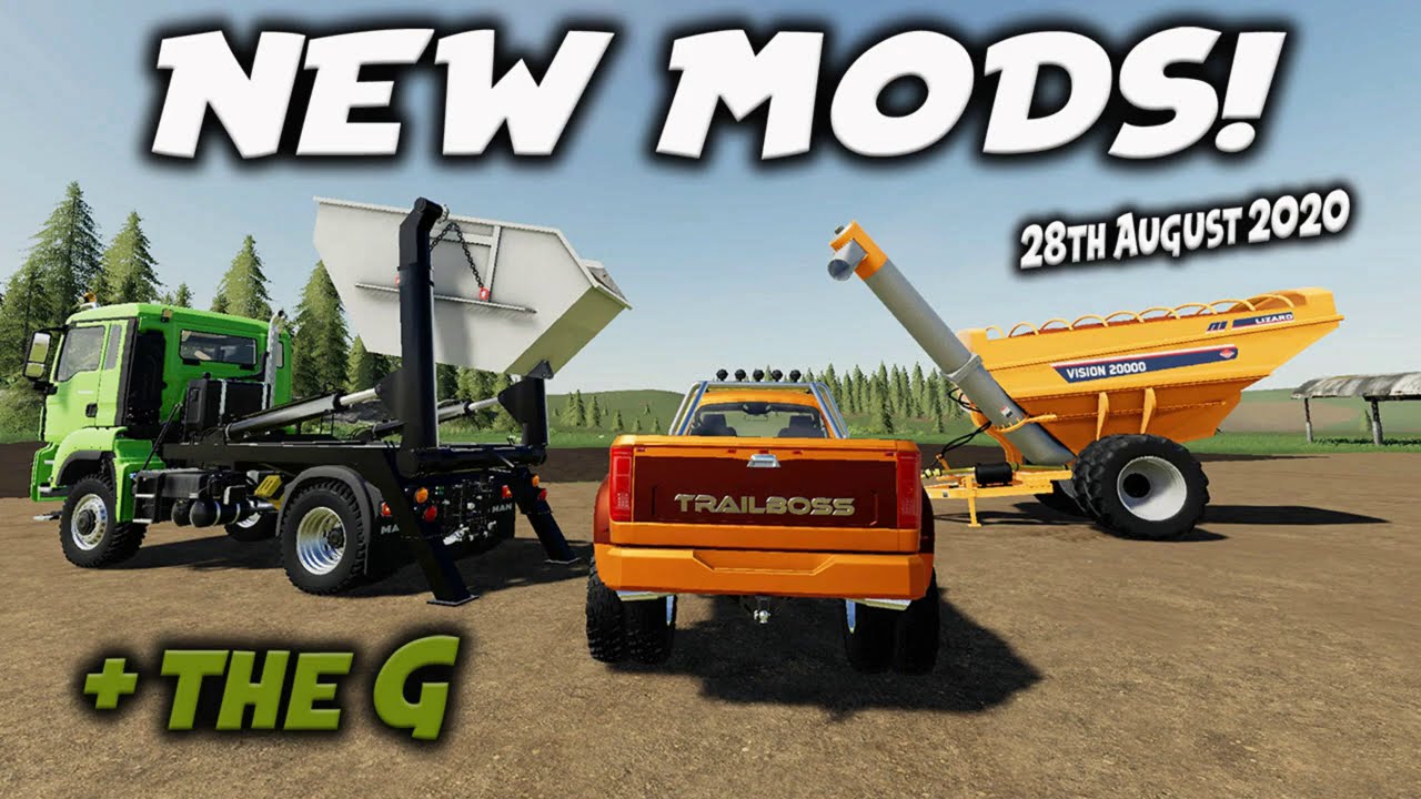 NEW MODS + The G / Farming Simulator 19 PS4 FS19 (Review) 28th August 2020.