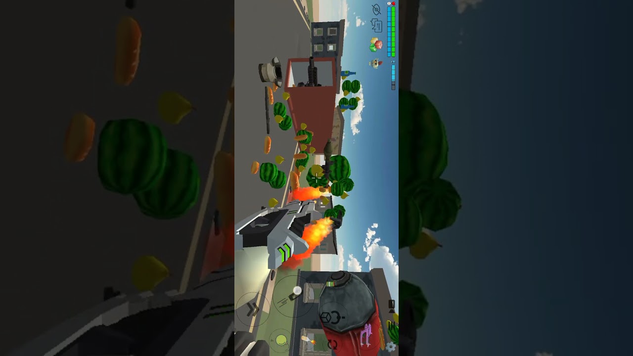 Melon war 3 (part 1) chickengun