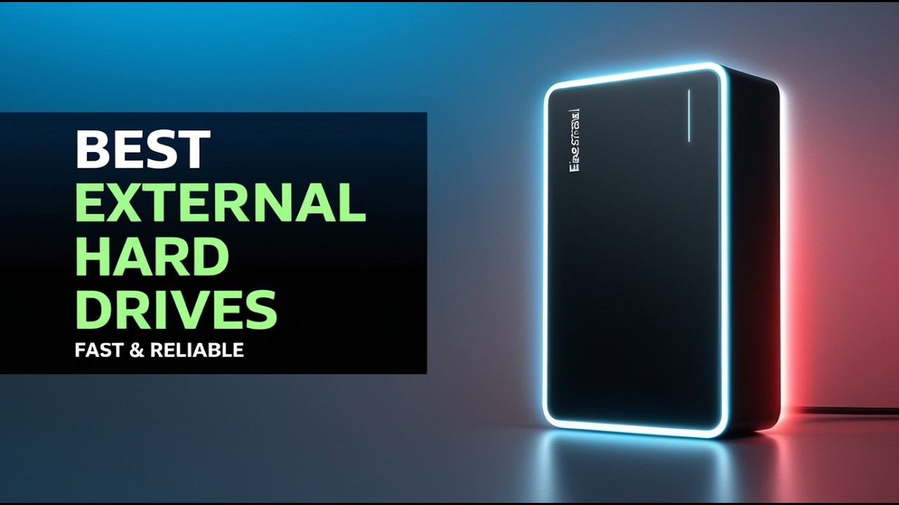 5 Best External Hard Drives for Speed & Reliability