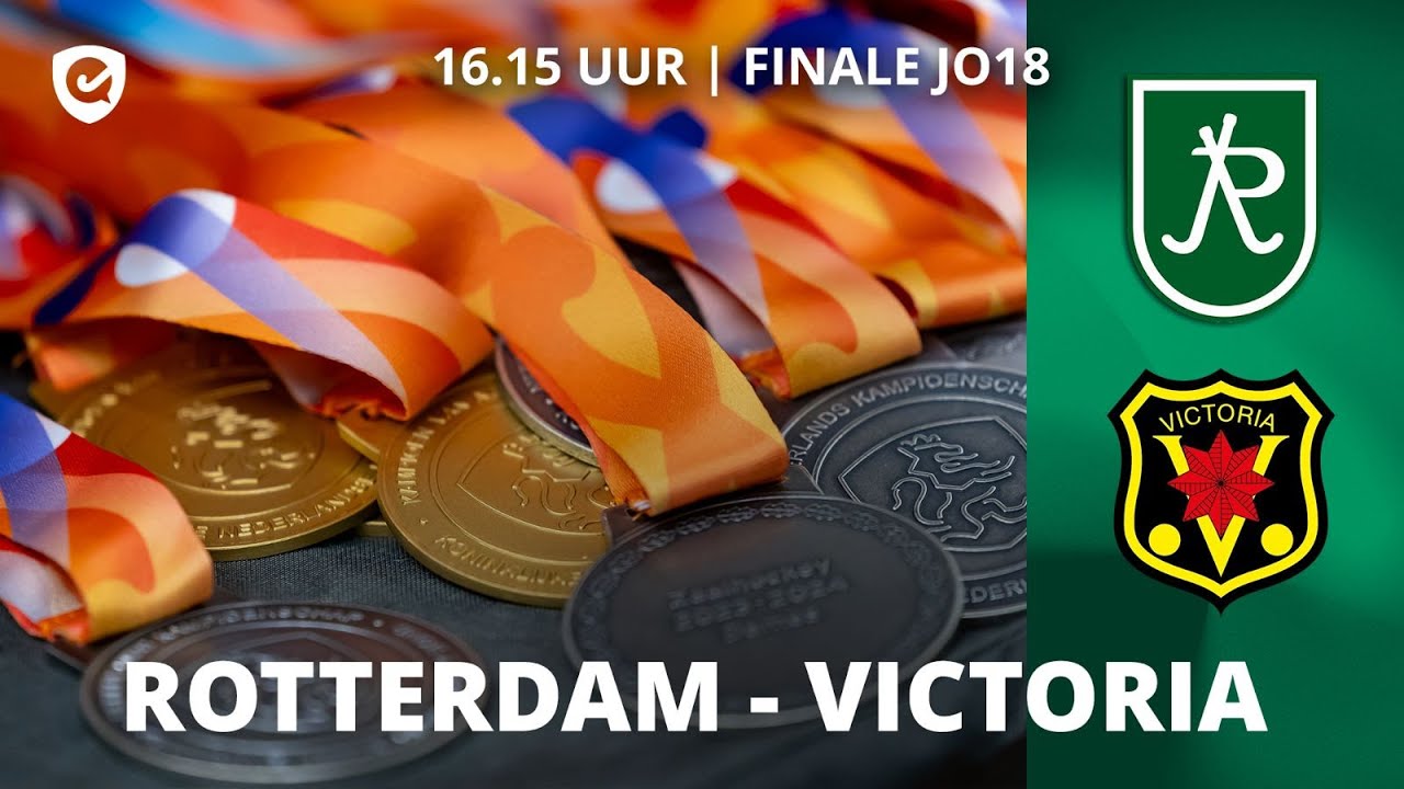 𝗙𝗜𝗡𝗔𝗟𝗘 𝗝𝗢𝟭𝟴-𝟭 🏆 | Rotterdam JO18-1 - Victoria JO18-1 | 𝗟𝗜𝗩𝗘 𝗢𝗠 16.15 uur