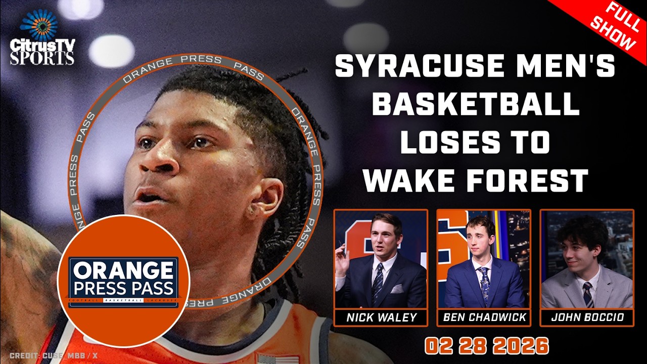 Syracuse Men's Basketball falls to Wake Forest | Orange Press Pass Postgame | February 28th, 2026